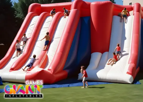 Adventure-inflatable-cliff-climb-slide